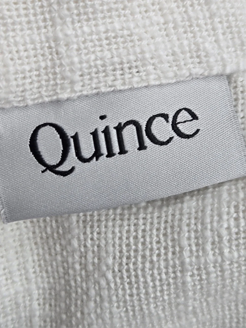 QUINCE Set Of 2 48x84 Cotton Sheer Curtains White 0765